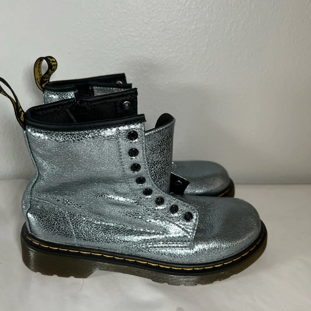 Dr. Martens‎ Kids Silver Boots